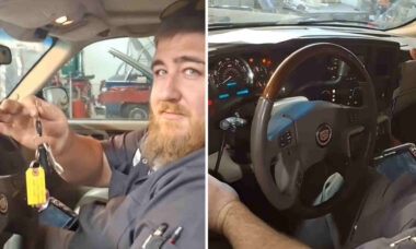 Mecânico deixa internautas boquiabertos após dar partida em Cadillac com as chaves fora do contato