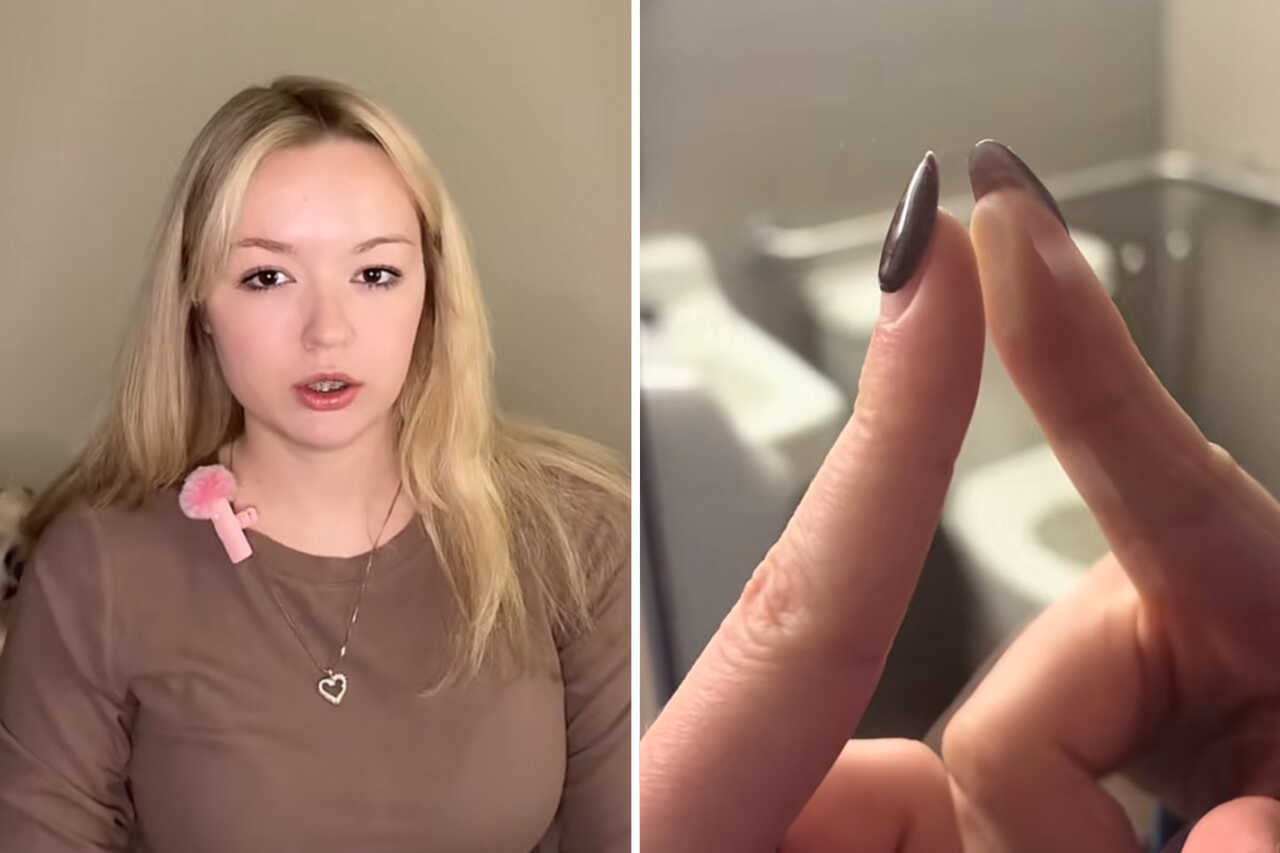 Video: Žena si všimla neobvyklého detailu v zrcadle dámských toalet na čerpací stanici