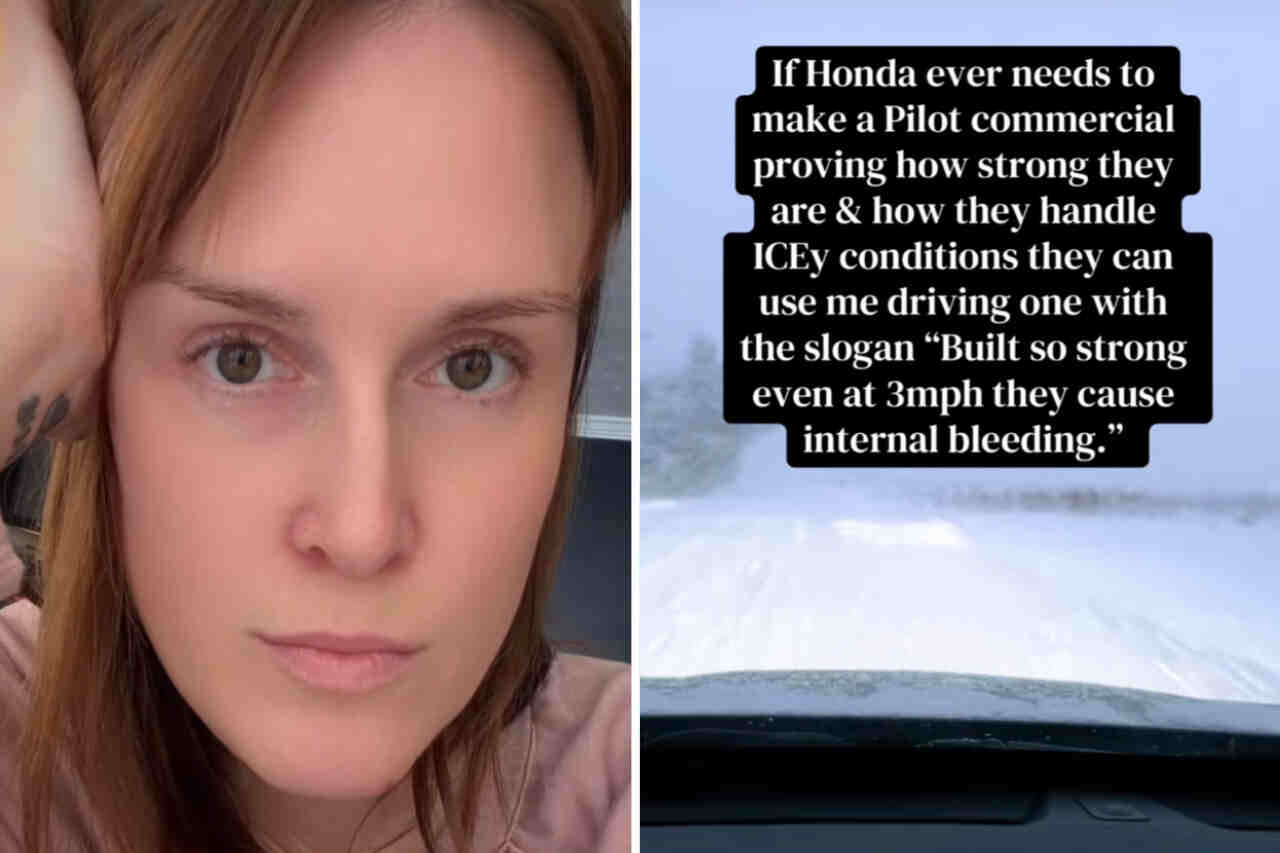 Video: Woman buys Honda Pilot and shows the vehicle’s ability to drive in the snow