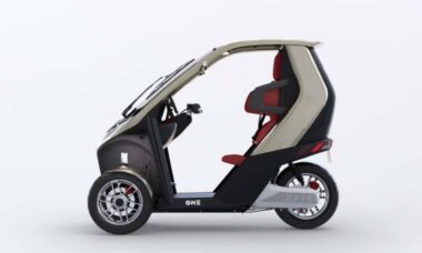 Conheça o triciclo elétrico que está tentando ser um microcarro