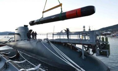 Torpedo pesado Black Shark Advanced (BSA). Foto: Wass / Fincantieri
