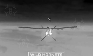 Ucrânia usa interceptador para derrubar drone iraniano Shahed-107