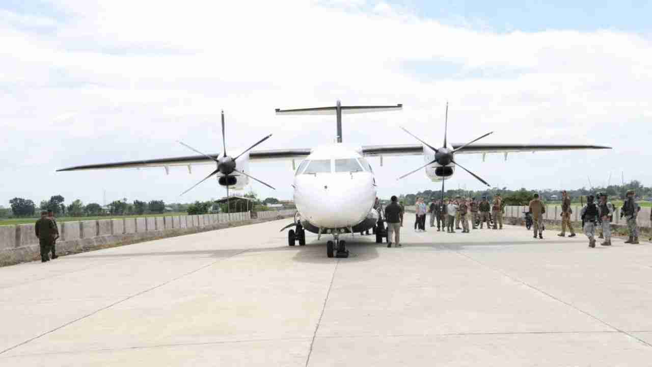 U.S. C-146 Wolfhound damaged during exercise in the Philippines after collision
