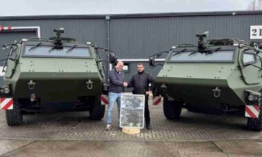 Bundeswehr recebe 5 Patria 6x6 e inicia renovação de 876 blindados