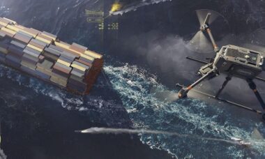 Raytheon desenvolve sistema de drones amarrados para defesa de navios