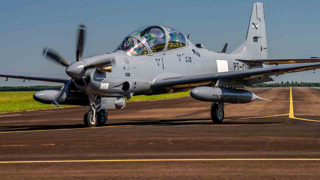 A-29 Super Tucano. Foto: Embraer