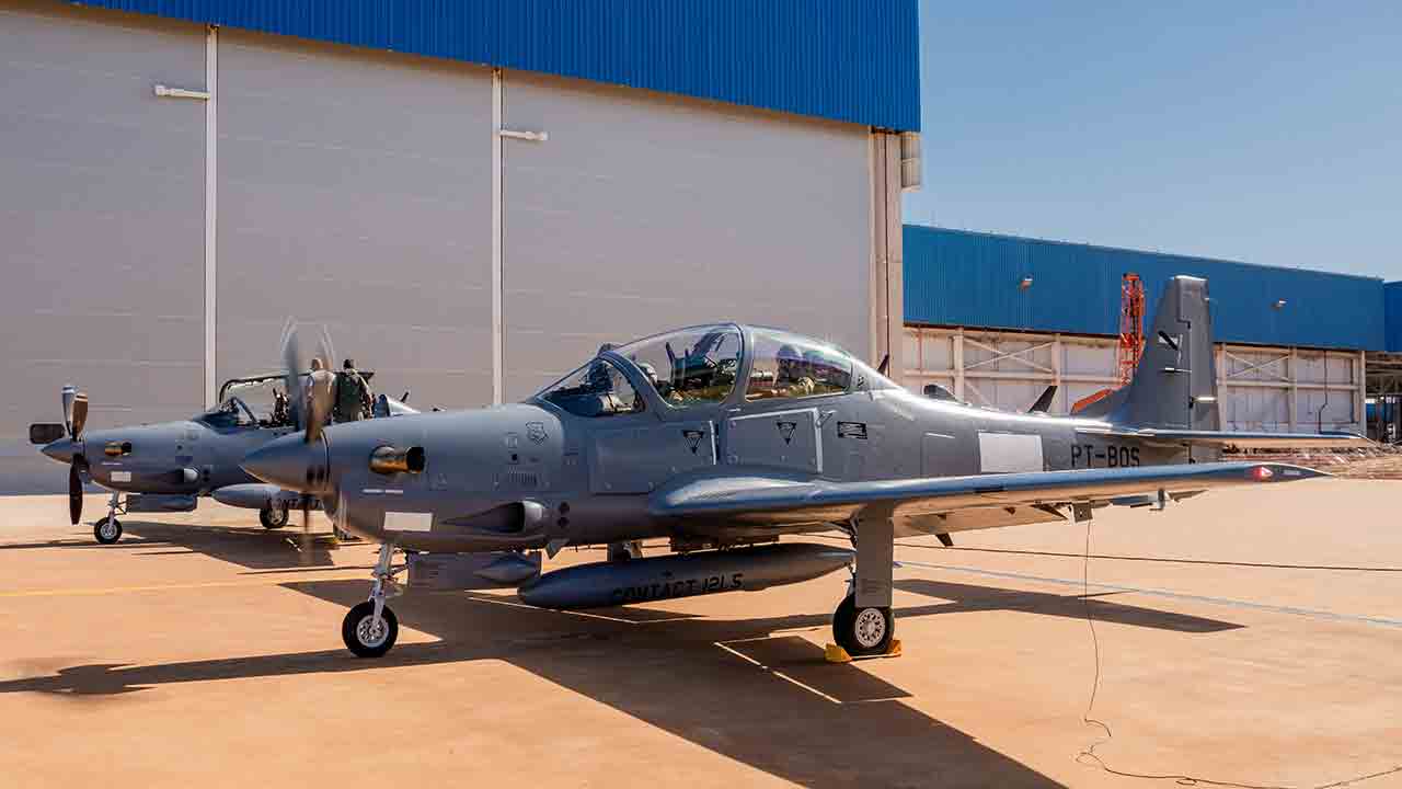 A-29 Super Tucano. Foto: Embraer