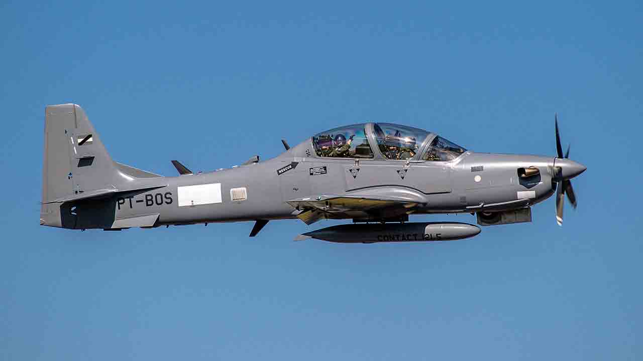A-29 Super Tucano. Foto: Embraer