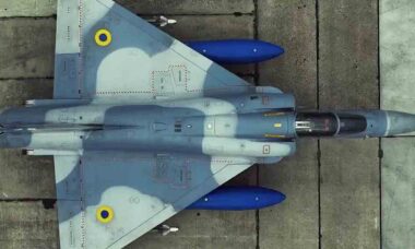 Dassault Mirage 2000. Foto: Força Aérea Ucraniana