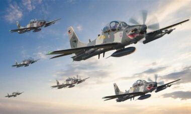 A-29 Super Tucano. Foto: Embraer