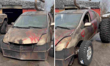 Vídeo: Toyota Prius vira máquina ao estilo "Mad Max" nas mãos de dono criativo