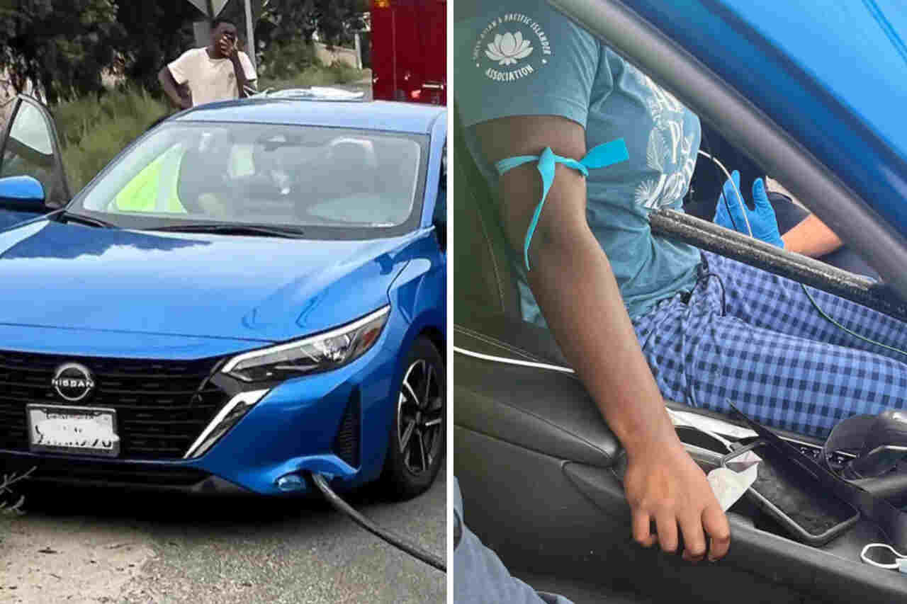 Une femme survit miraculeusement après qu'une barre de métal a traversé sa poitrine lors d'un accident de voiture