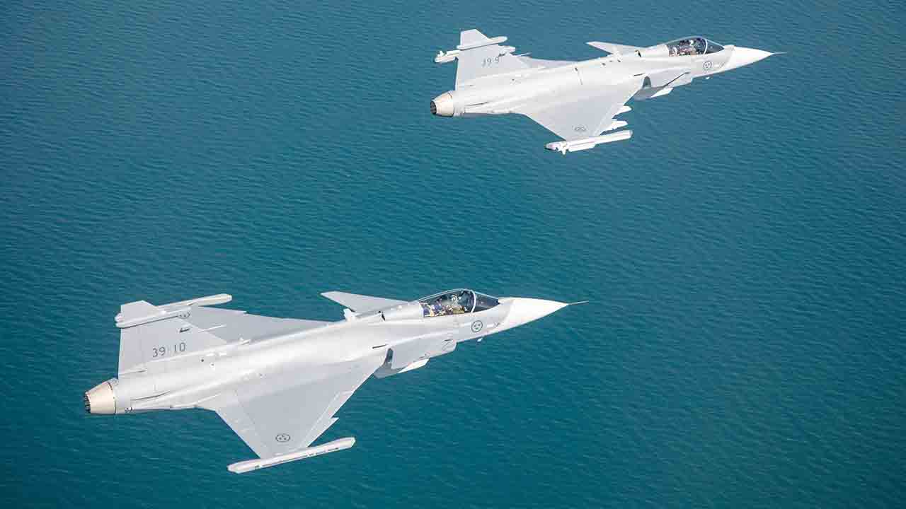 Gripen E- Foto: Saab