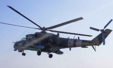 Mi-24. Facebook: @11obraaKherson
