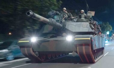 M1A2T Abrams de Taiwan. Foto: X @mna_roc
