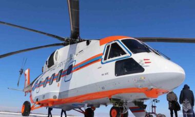 Mi-38PS. Foto: Ministério de Situações de Emergência da Rússia