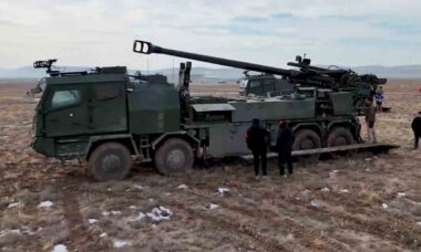 Obuseiro T-155 TTA Panther. Foto: X @savunmasanayist