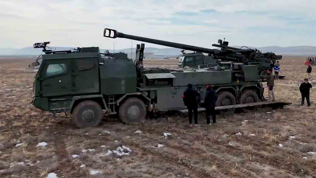 T-155 TTA Panther Haubits. Foto: X @savunmasanayist