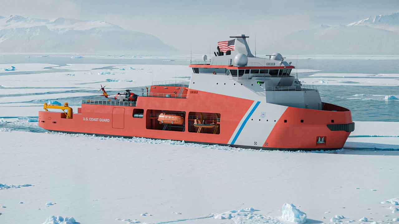 AS menuntaskan kontrak 11 kapal pemecah es dan memperluas kehadiran strategis di Arktik. Foto: U.S. Coast Guard
