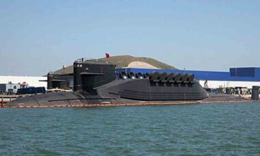 Submarinos de mísseis balísticos Tipo 094. Foto: Wikimedia