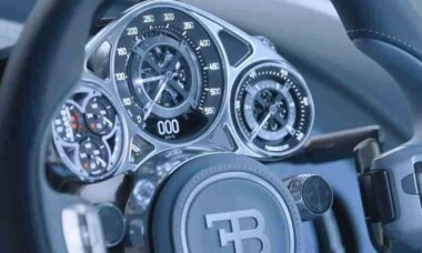 Nada de telas: interior do Bugatti Tourbillon apresenta diversos botões mecânicos (Foto: Bugatti)