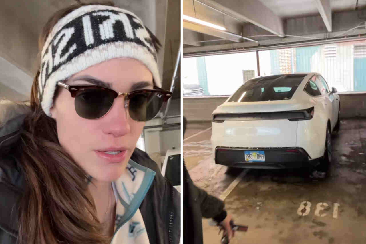Donna racconta litigio per parcheggio con proprietario di Tesla: 'Questo palazzo è una presa in giro'