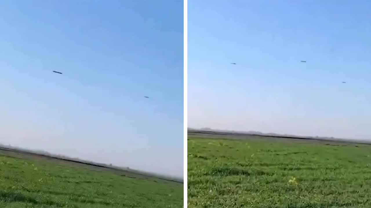 Vídeo: mísseis de cruzeiro são vistos sobre Iraque e Síria em meio a ataque contra o Irã . Foto: X @Osinttechnical