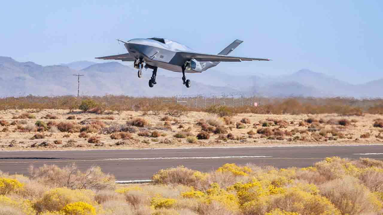 YFQ-42A: Dark Merlin. Photo: General Atomics