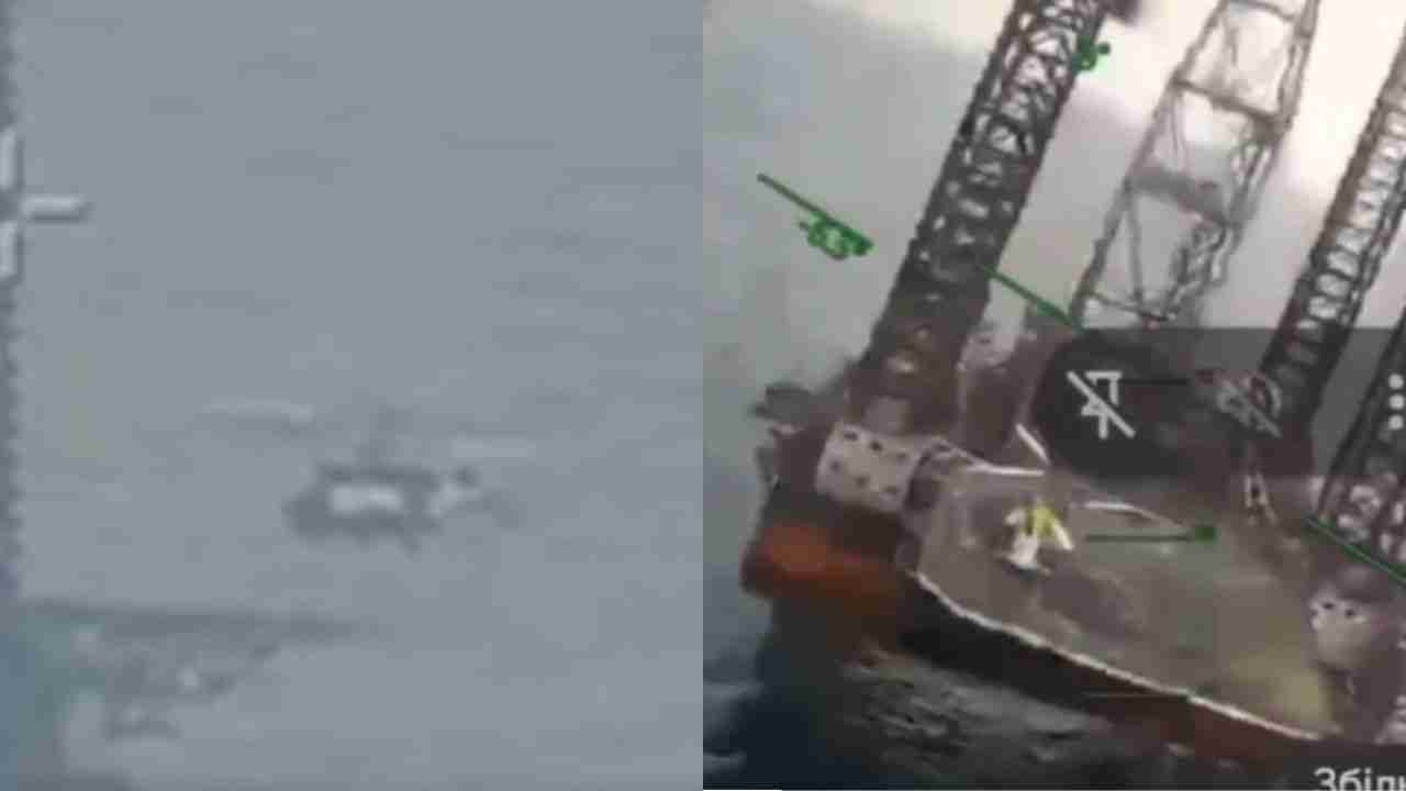 Ukrainian drone shoots down Russian Ka-27 helicopter while attempting to land on platform in the Black Sea