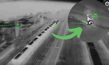 Drones ucranianos destroem trem de combustível em Luhansk e atingem logística russa
