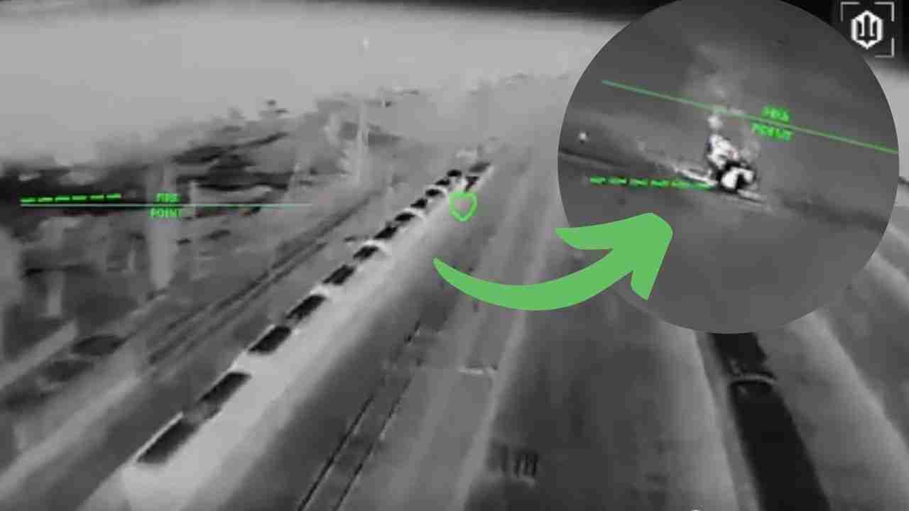 Drones ucranianos destroem trem de combustível em Luhansk e atingem logística russa