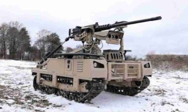 Droid TW-7.62: robô terrestre armado ajuda Ucrânia a repelir ataque russo