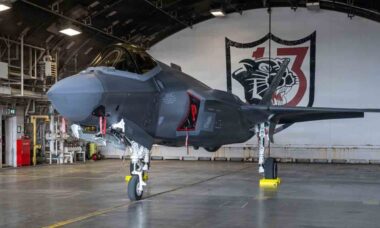 F-35A Lightning II da Força Aérea dos EUA designado para o 13º Esquadrão de Caça (FS). Foto: DVIDS