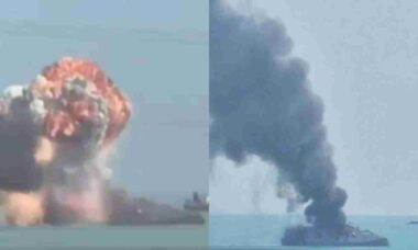 Ataque dos EUA atinge outra corveta iraniana e reduz frota avançada