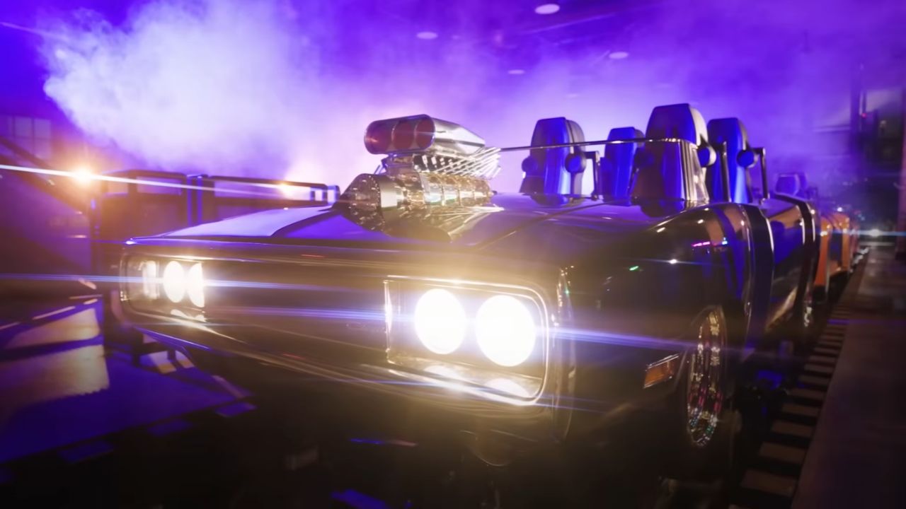 Carros de “Fast & Furious” são usados para divertir os fãs em atração do Universal Studios Hollywood