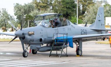 A-29 Super Tucano . Foto: Fuerza Aérea Uruguaya