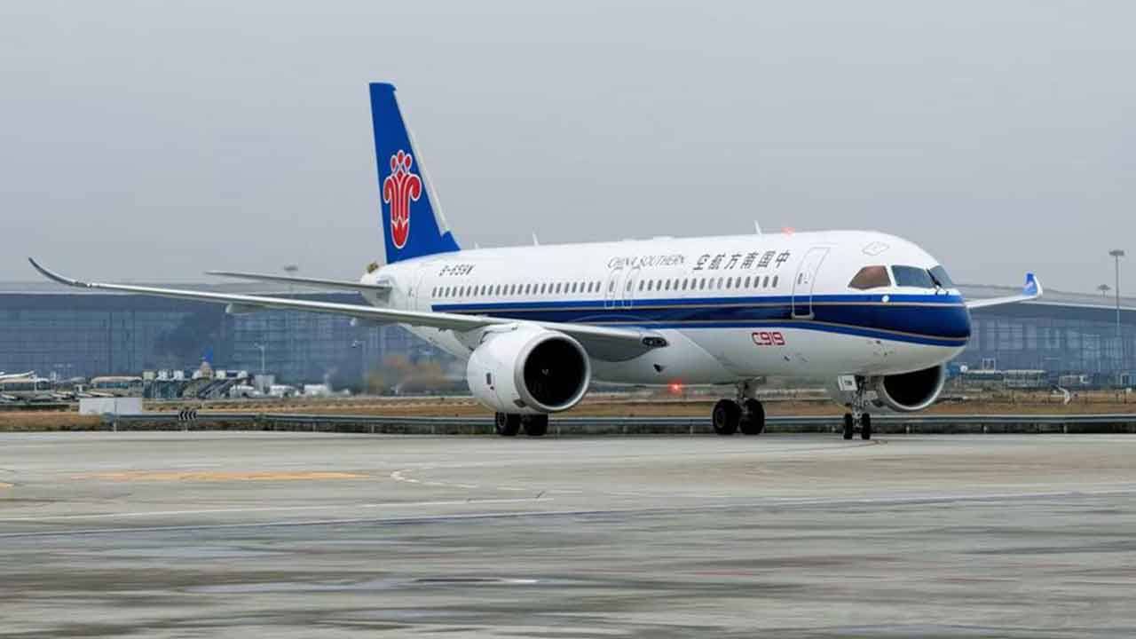 COMAC C919. Foto: China Southern Airlines