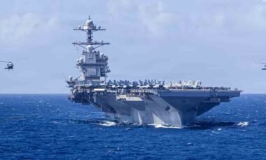 USS Gerald R. Ford (CVN 78). Foto: Forças Navais dos EUA Europa e África