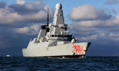 HMS Dragon. Foto: X @DefenceHQ