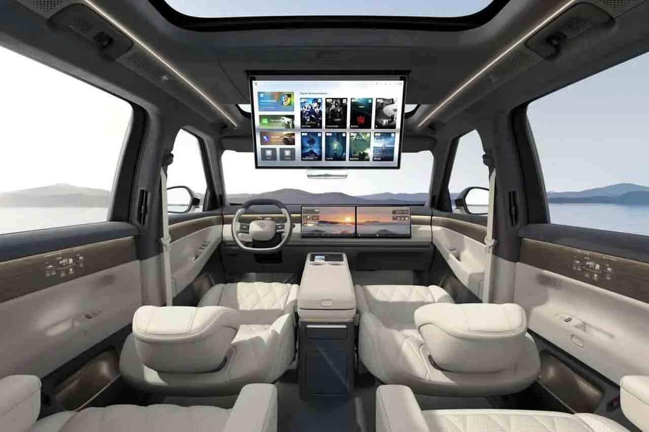 A Volkswagen új kínai SUV-jának beltere tele van képernyőkkel