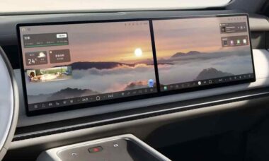 Interior de novo SUV da Volkswagen na China está repleto de telas