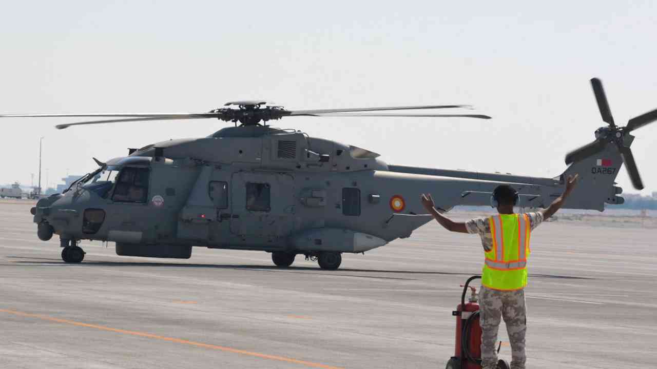 Qatars NH-90-helikopter, illustrasjonsfoto: @MOD_Qatar