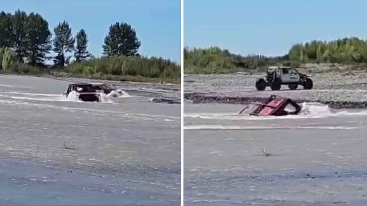 Video: Nissan Driver Attempts to Cross River and Fails Miserably (Photo: Facebook)