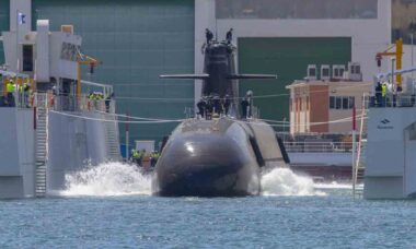 Submarino S-82 “Narciso Monturiol”. Foto: X @Defensagob