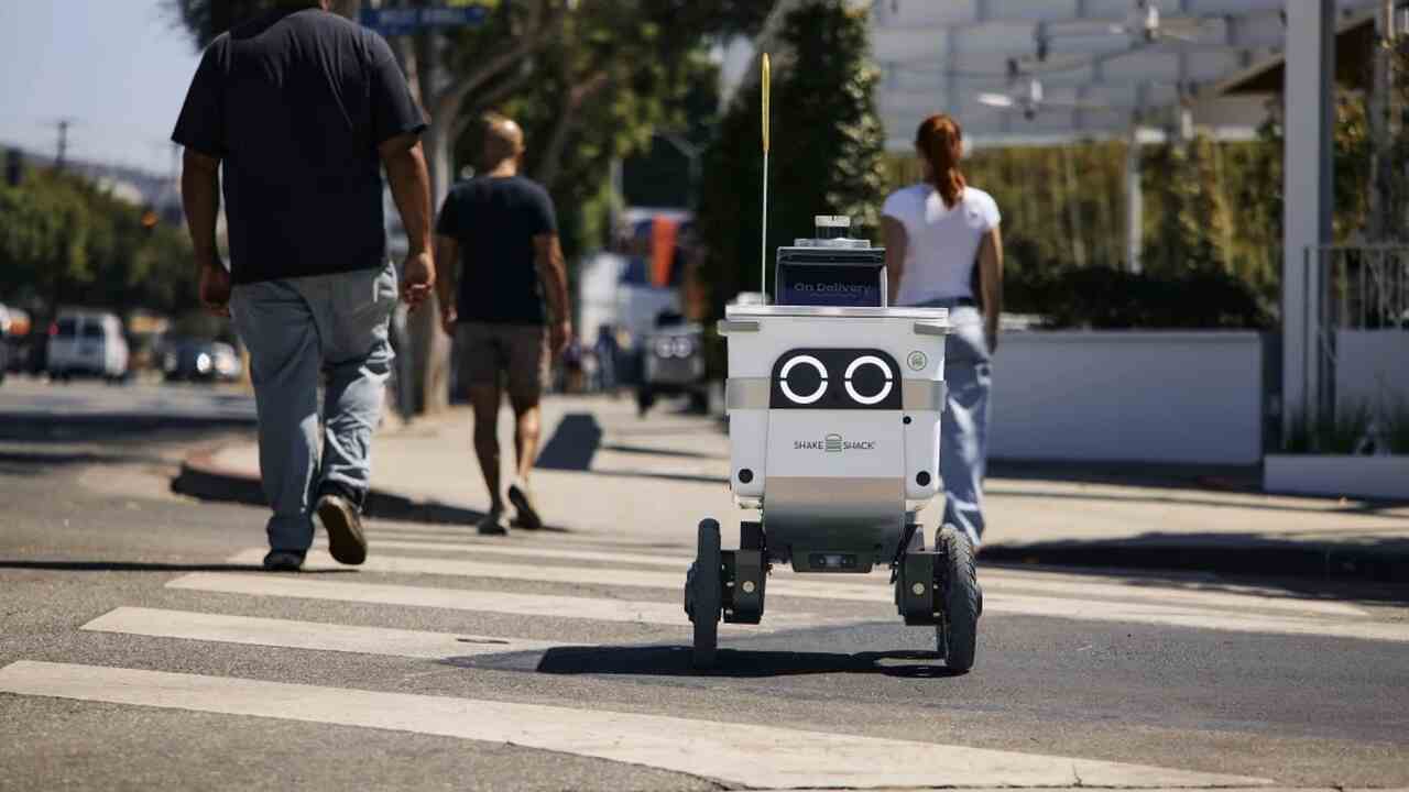 Delivery robots destroy bus stops and hit pedestrians in the U.S.