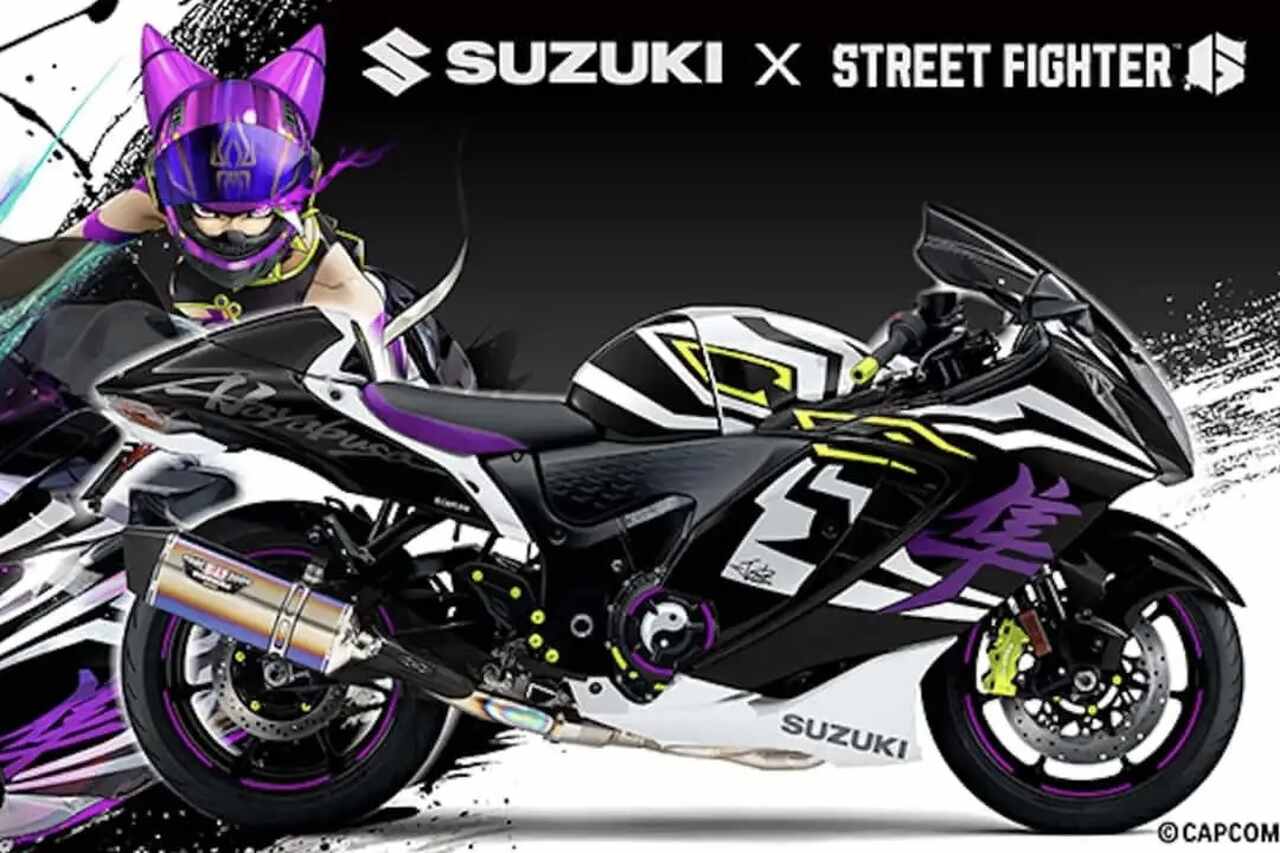 Suzuki presenterer Hayabusa inspirert av spillet “Street Fighter”