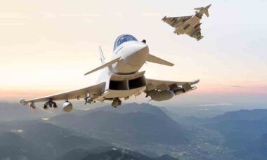 Caças Typhoon. Foto: BAE Systems