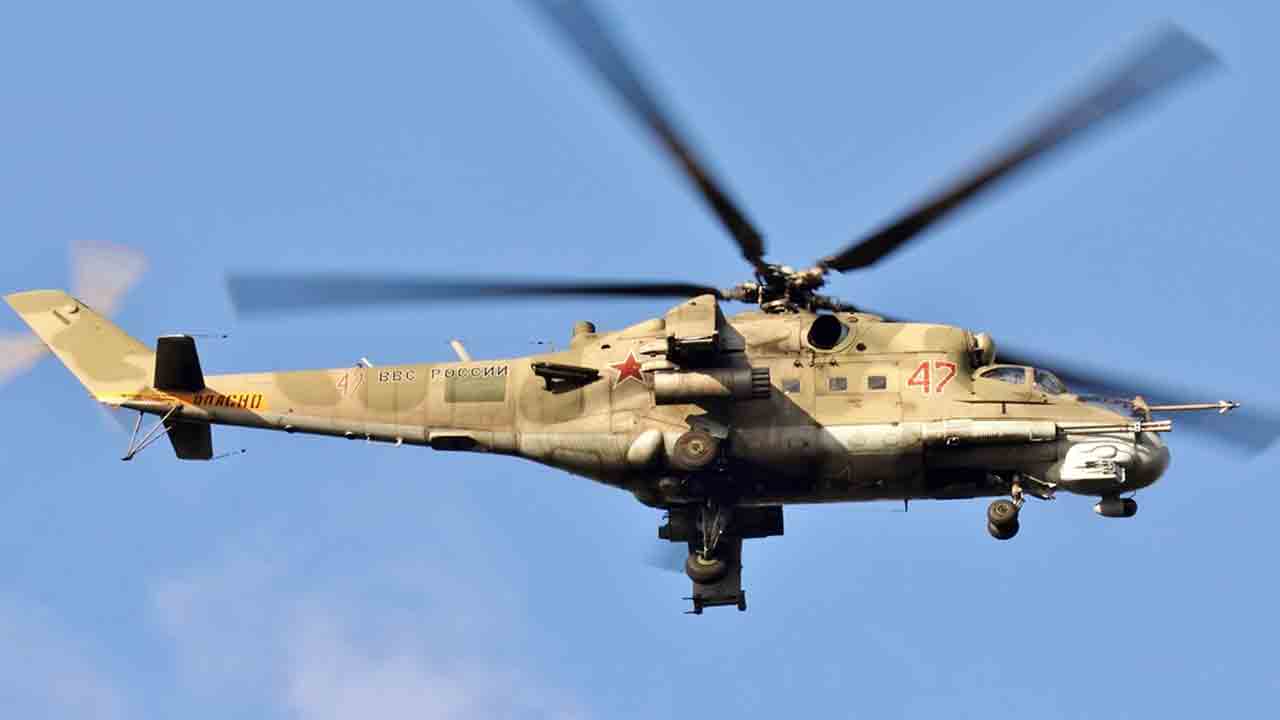 Mil Mi-24P de l’armée de l’air russe. Photo : Wikimedia