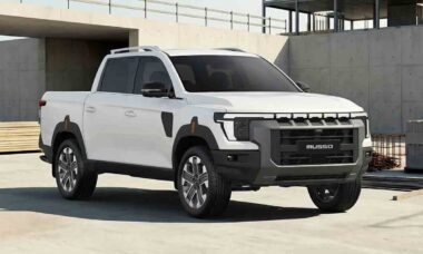 Musso Rhino. Foto: KGM Motors UK