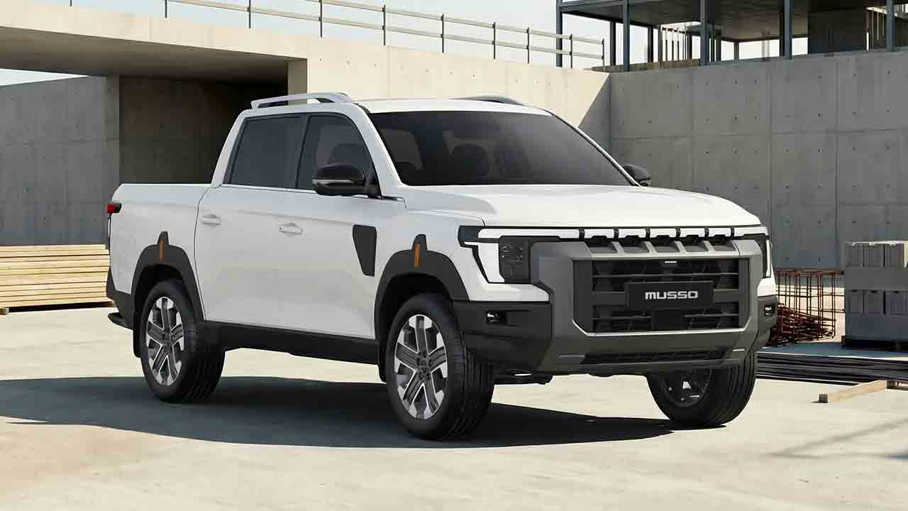 Musso Rhino. Foto: KGM Motors UK